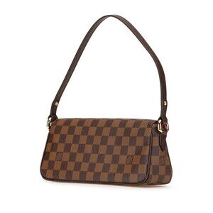 Louis Vuitton Damier Brown Leather Handbag Shoulder Ravello Bag